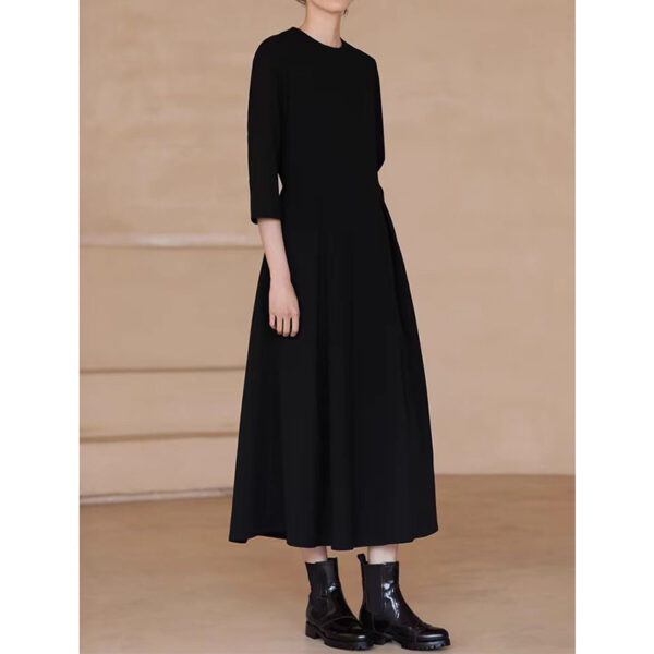Black Hepburn Inspired Maxi Dress Sewing Pattern, Dress Pattern, Long Dress Pattern, Women's Dress, 6 Sizes, PDF Sewing Pattern, Tutorial - Image 3