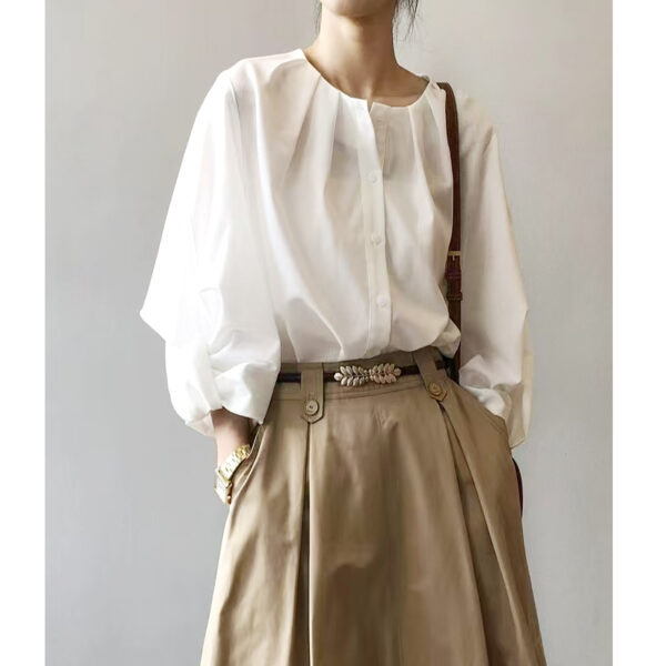 Women's Puff Sleeve Blouse Sewing Pattern, Women's Blouse, Puff Sleeve Blouse, Shirt Pattern, Blouse Pattern, Sewing Pattern, Tutorial - Image 2