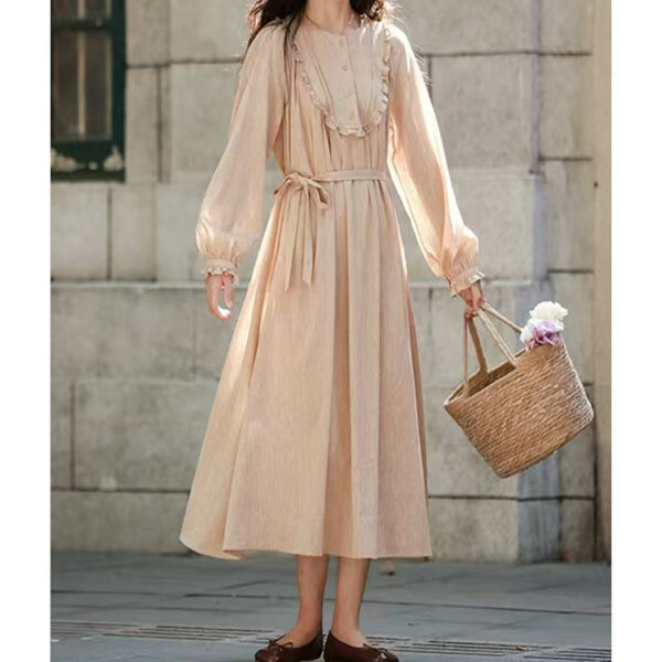 Vintage Inspired Long Dress Sewing Pattern, Chic Long Dress, Women's Dress, Dress pattern, 6 Sizes, A4 A0 US, PDF Sewing Pattern, Tutorial - Image 4